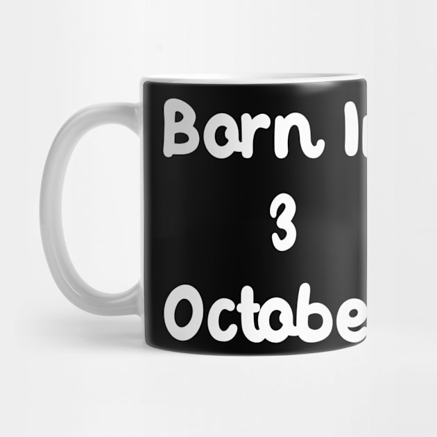 Born In 3 October by Fandie